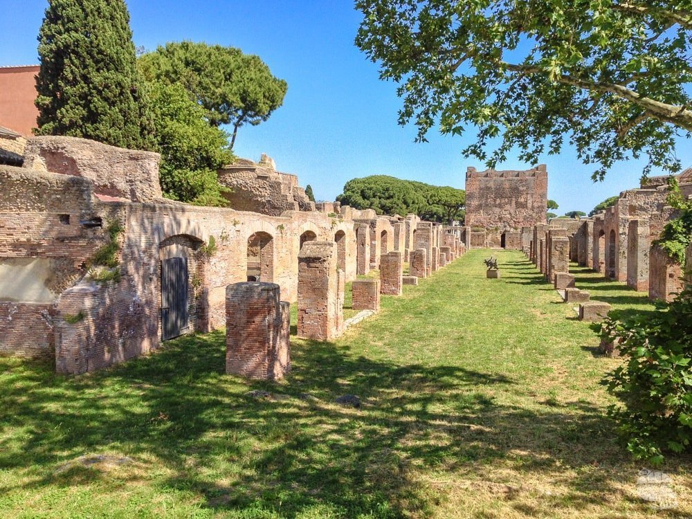 Among the Ruins of Ostia Antica