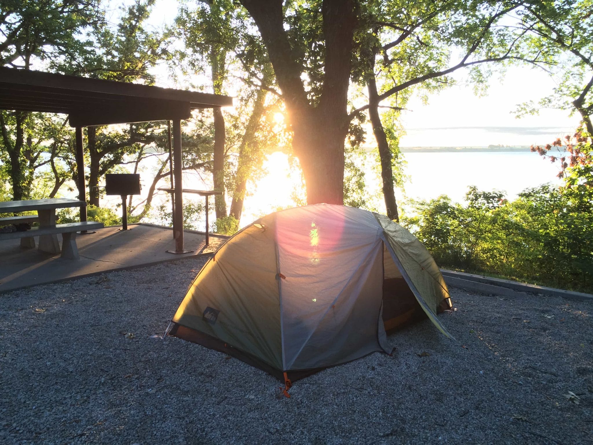 Tent at Sunrise
