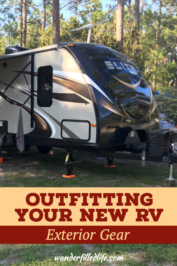 Our guide for new RV owners on all the gear, from hitch to sewer hose, you will need for your camper so you can hit the road in style.