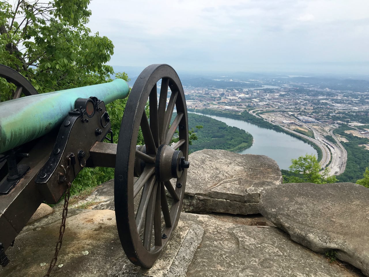 The view from Point Park on Lookout Mountain