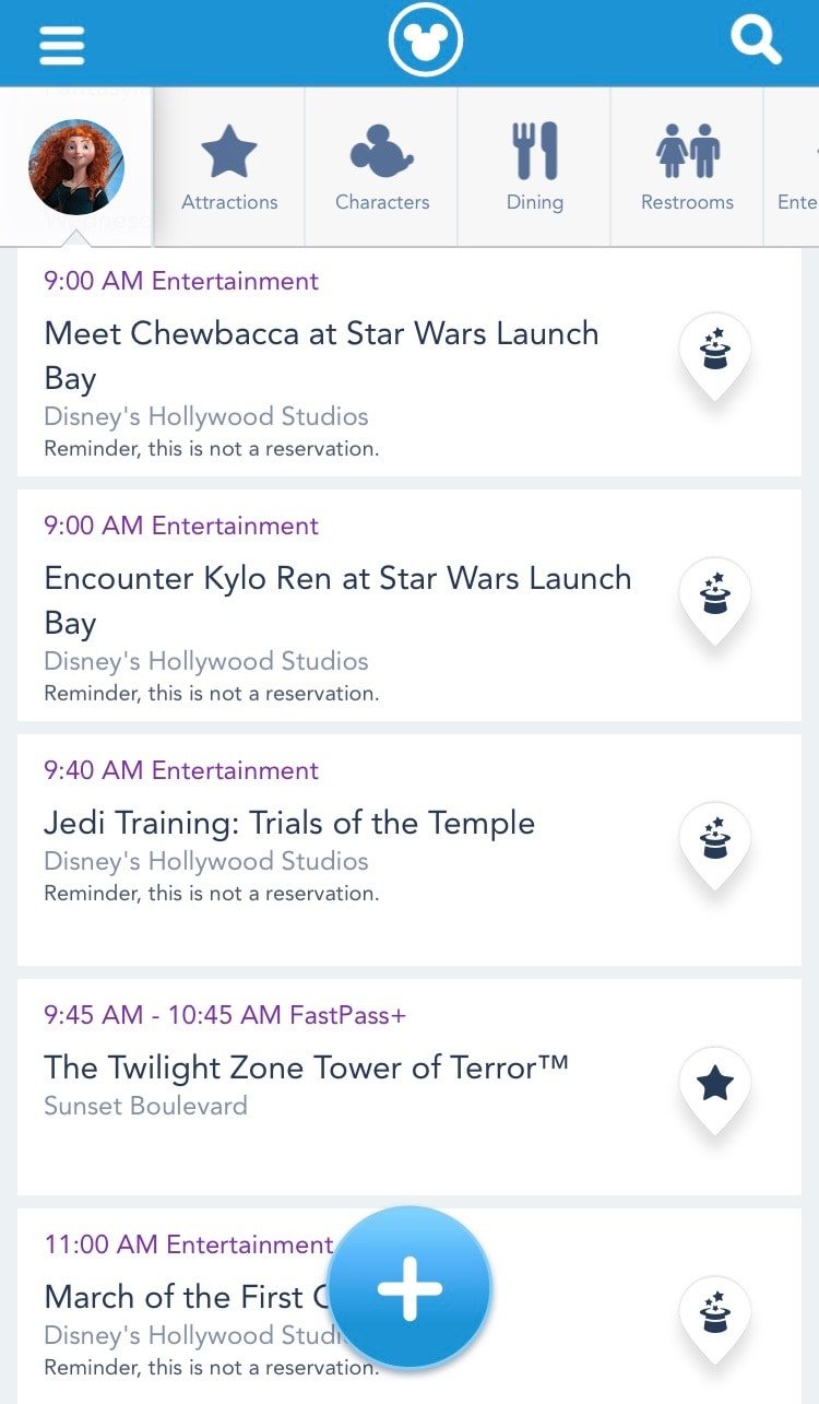 How to use the My Disney Experience app
