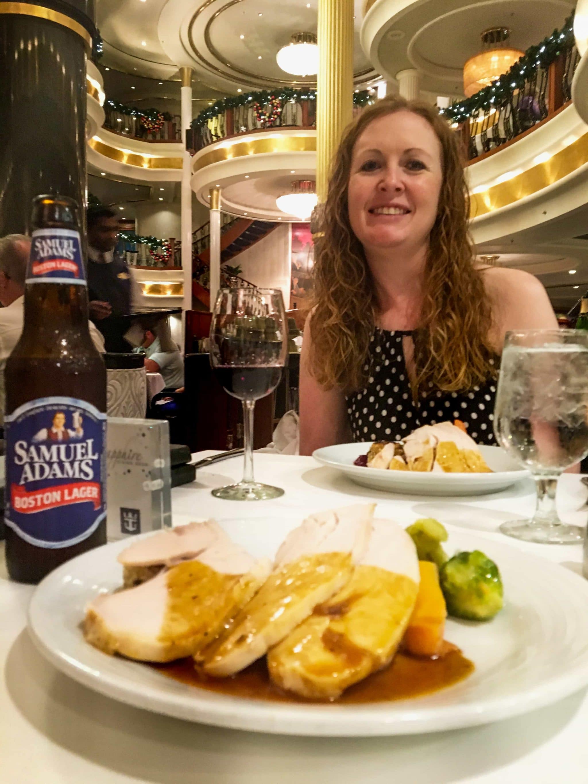 Thanksgiving dinner aboard the Adventure of the Seas