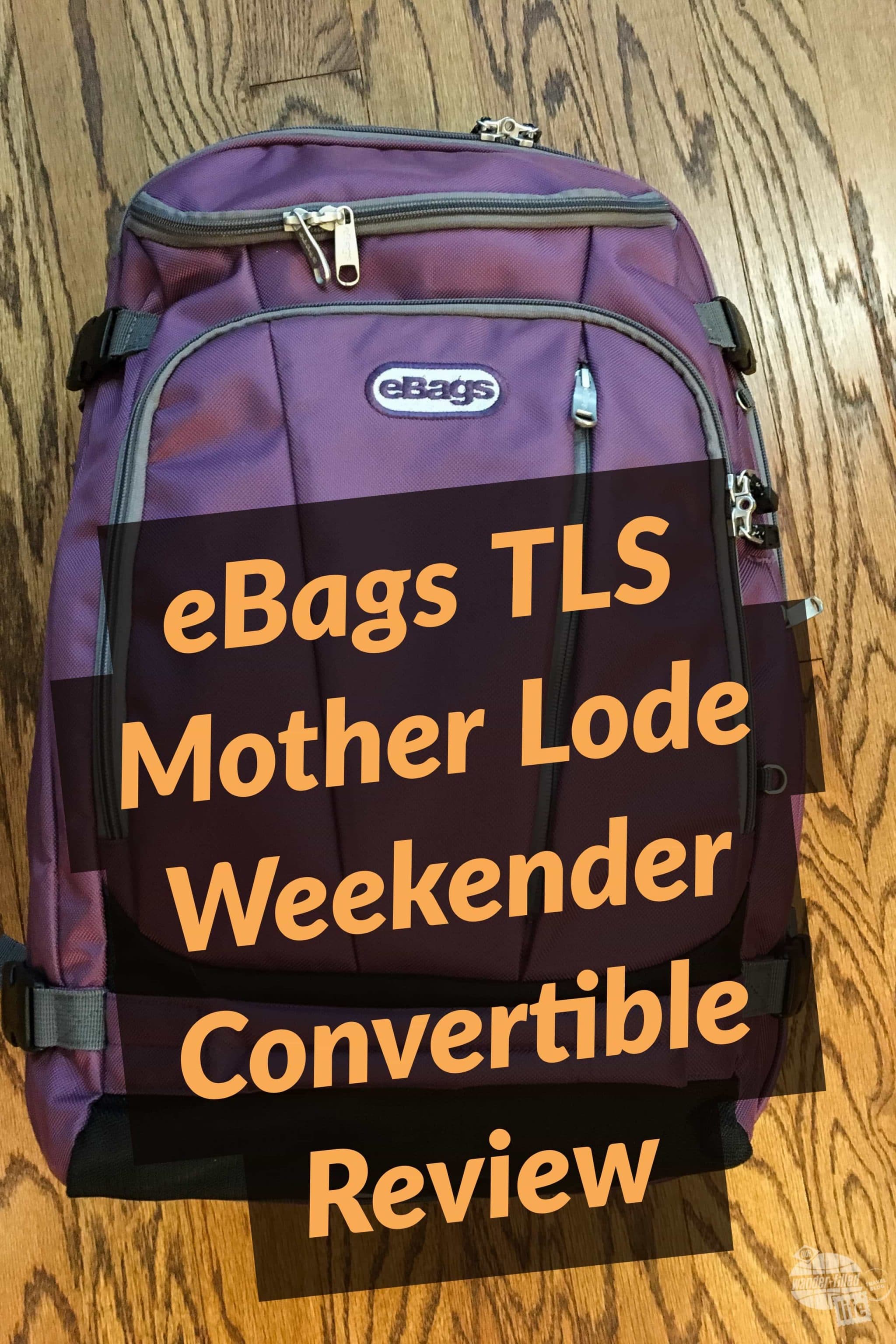 Traveling overseas on a weeklong trip with the eBags TLS Mother Lode Weekender Convertible: a carry-on bag with lots of organizational details.