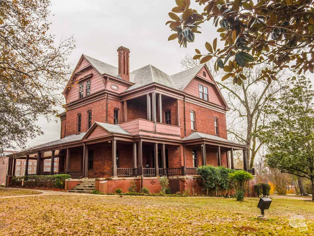 "The Oaks," the home of George Washington Carver on the campus of Tuskegee University. We missed seeing it 