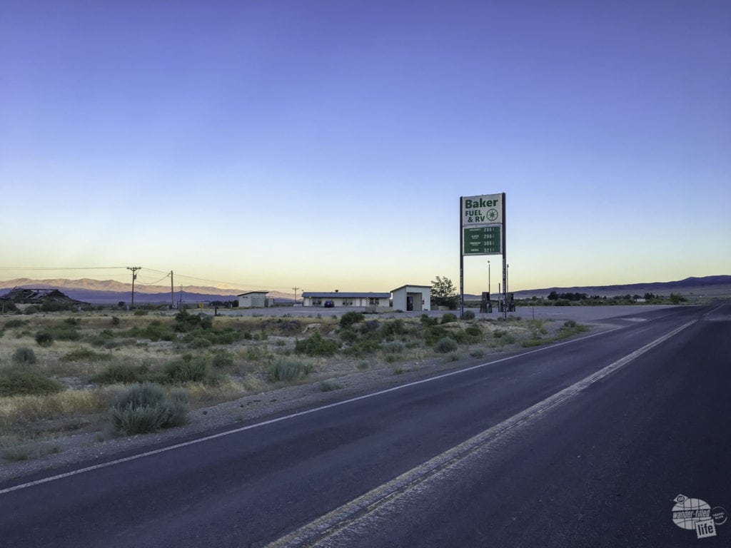Baker Fuel is one of the few gas stations in the Great Basin of Nevada.