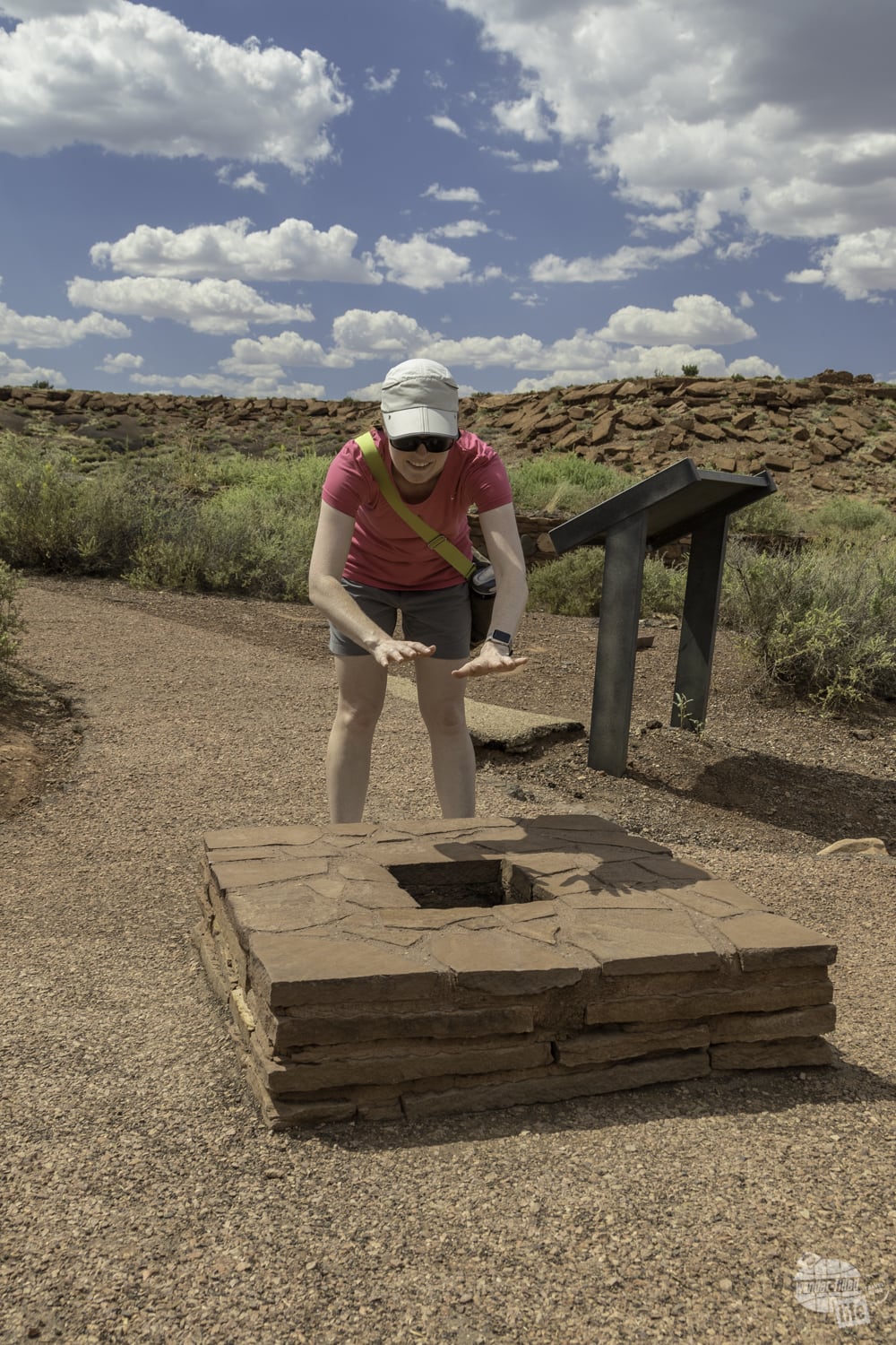 The blowhole near Wupatki Pueblo in Wupatki National Monument