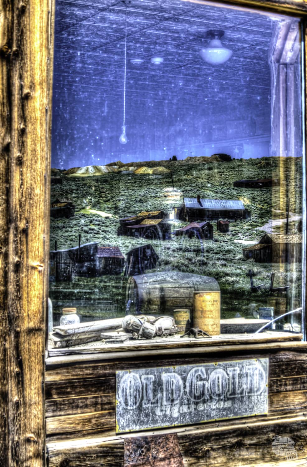 The ghost town of Bodie is just 20 minutes north of Lee Vining.