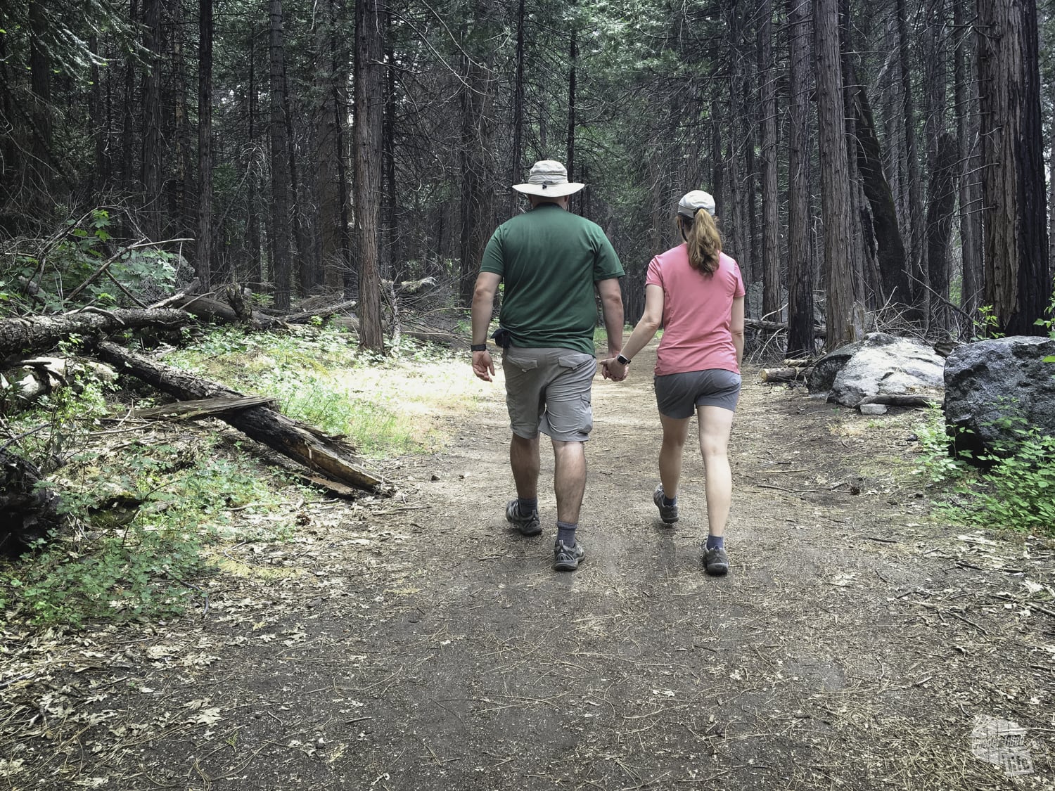 Long, but easy hikes are our favorite following the heart attack!