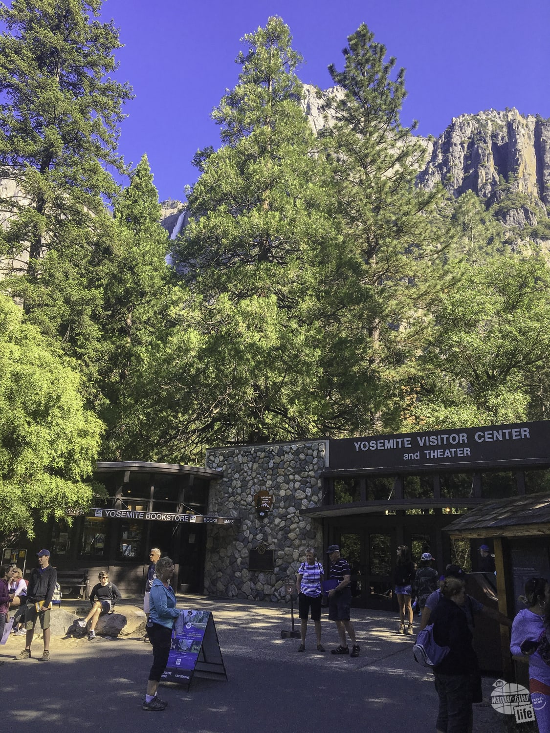 We stopped at the Yosemite Valley Visitor Center before starting the Yosemite Valley Loop Trail
