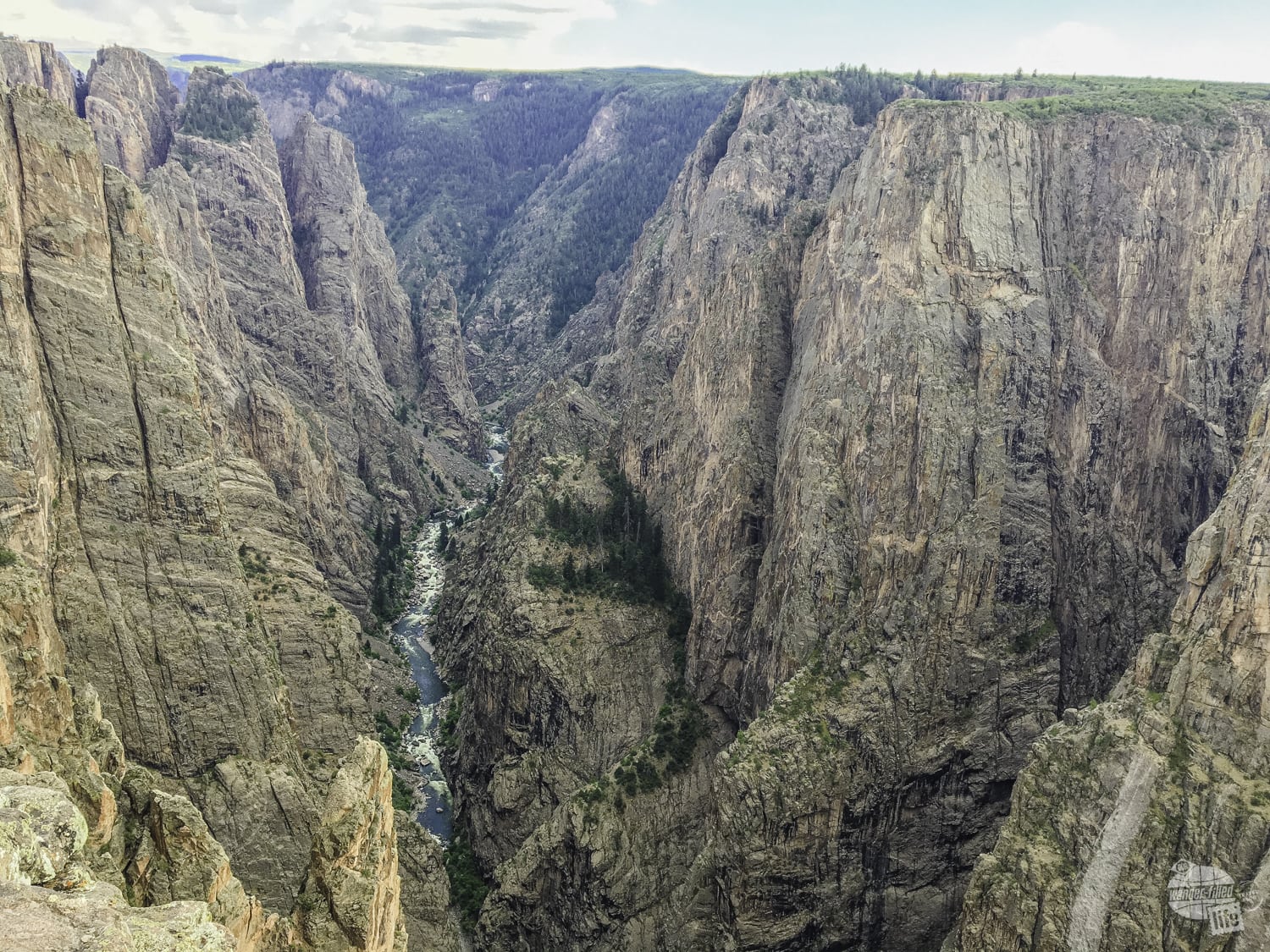 North Rim of Black Canyon of the Gunnison National Park. 
