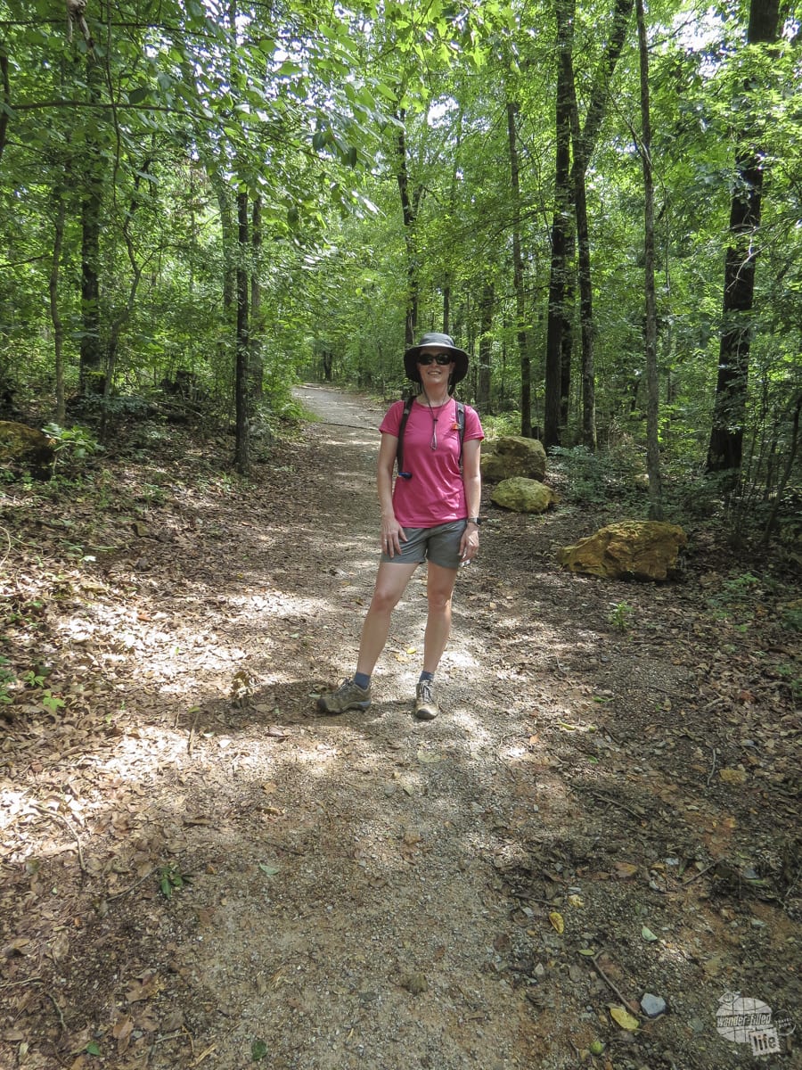The first part of Hot Springs Mountain Trail is tough!