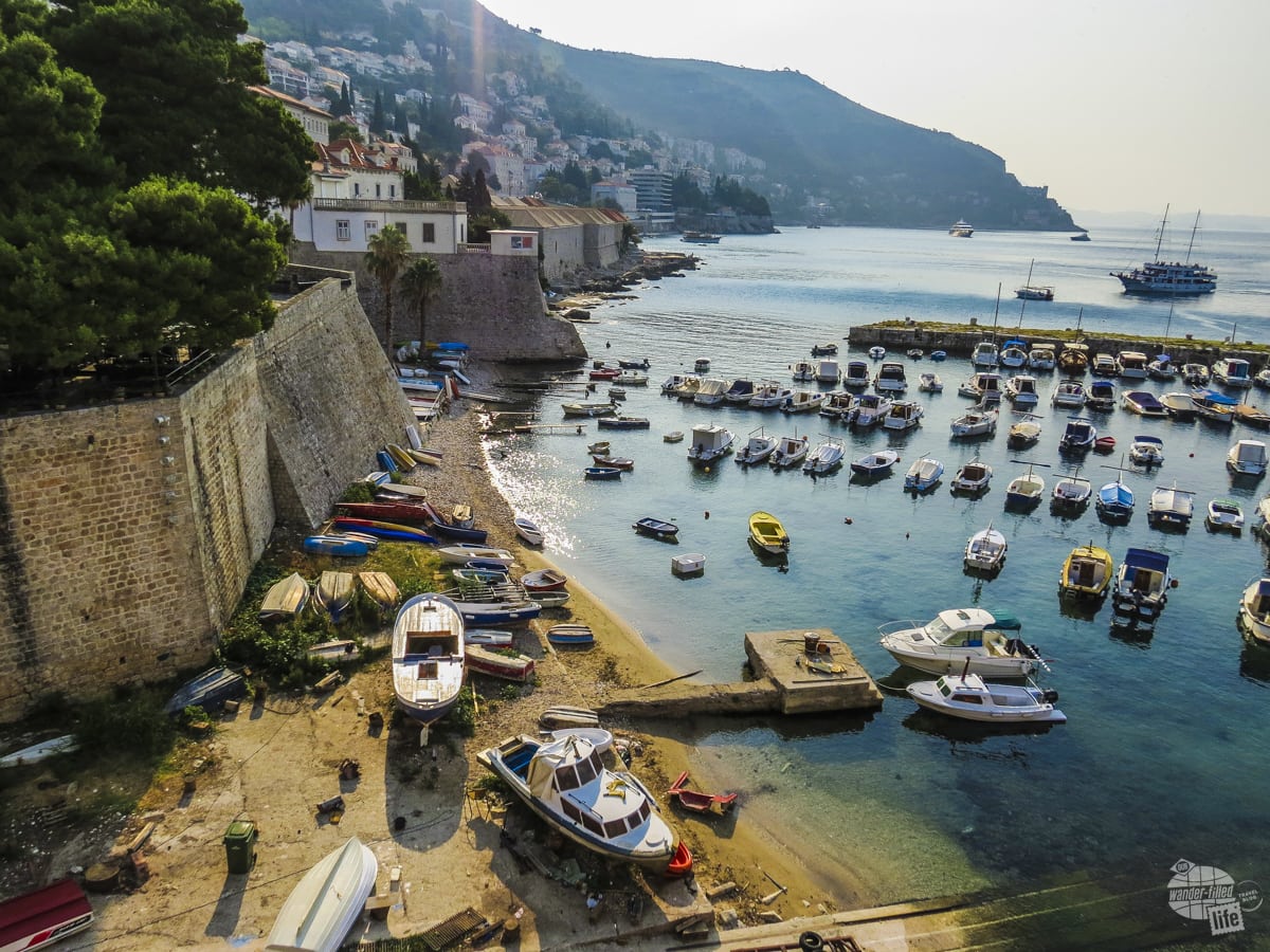 The coast of Dubrovnik
