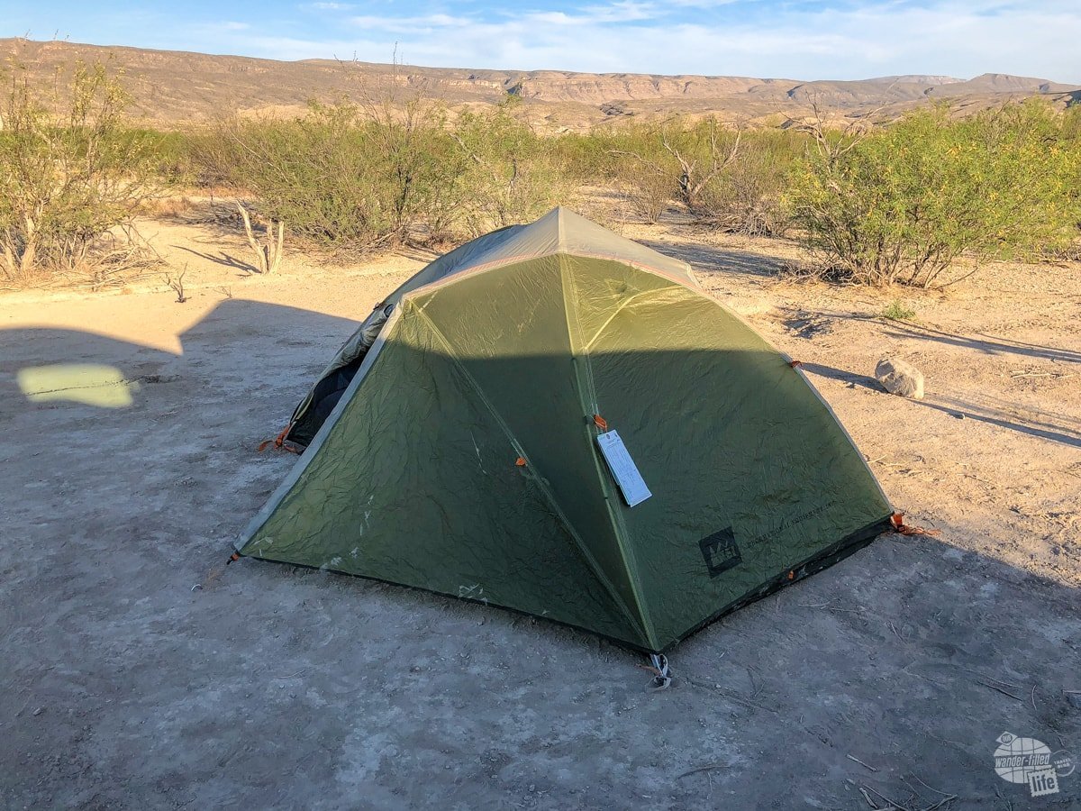 Permit for backcountry camping in Big Bend.