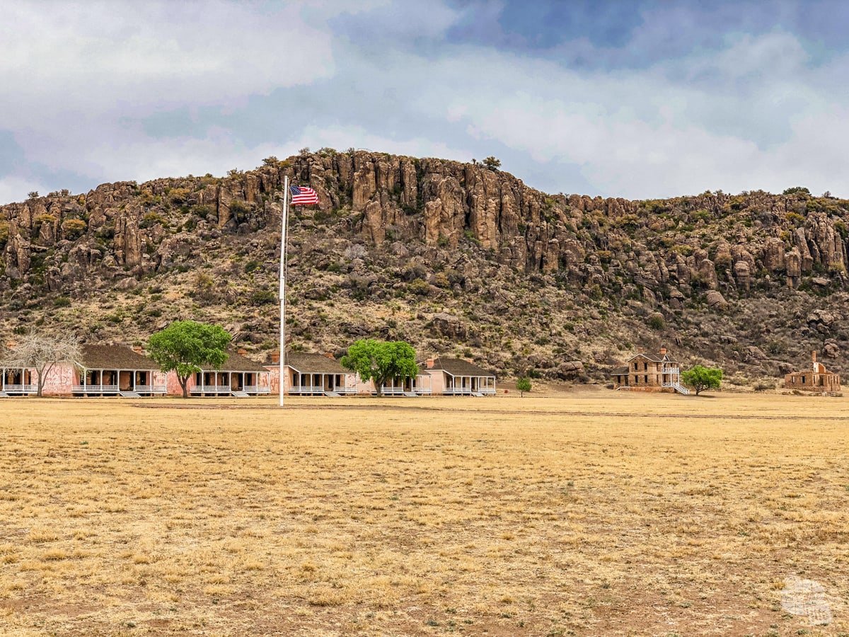 The Parade ground at Fort Davis NHS
