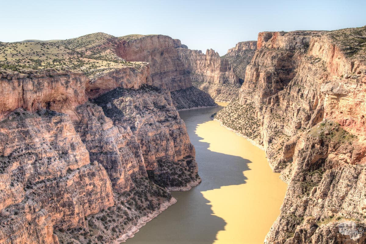 Bighorn Canyon is located in northern Wyoming and southern Montana.