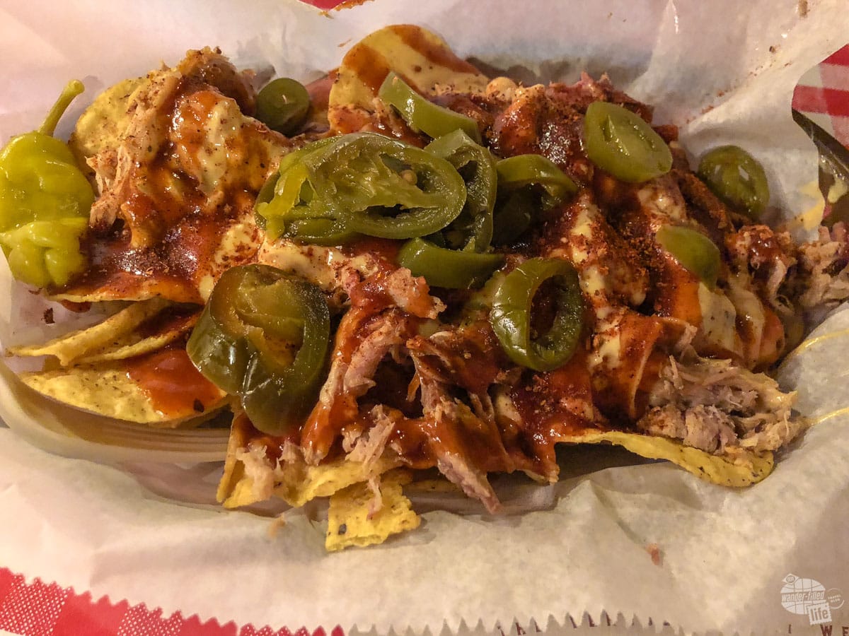 BBQ nachos at Rendezvous in Memphis