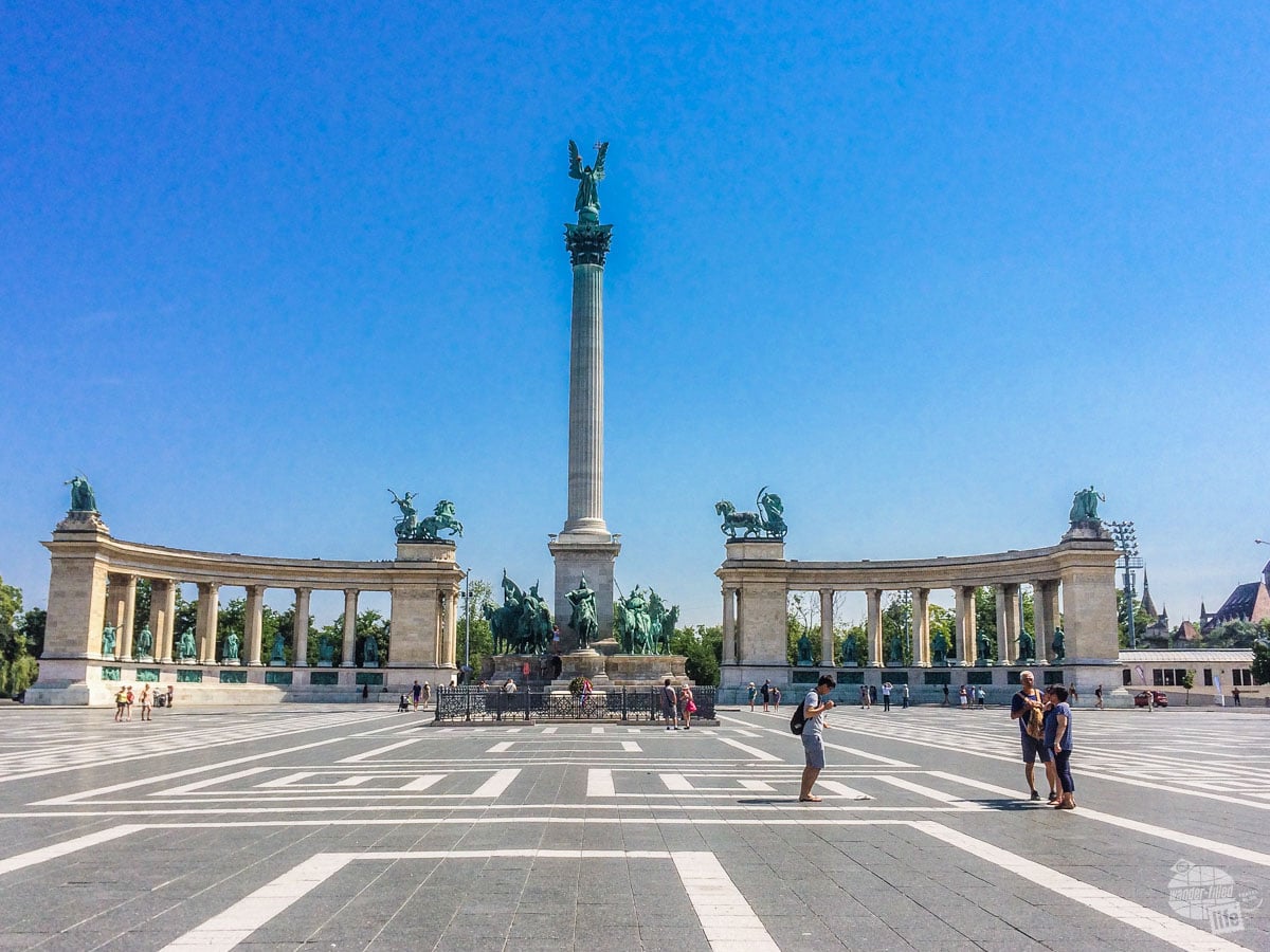 Hero's Square in Budapest