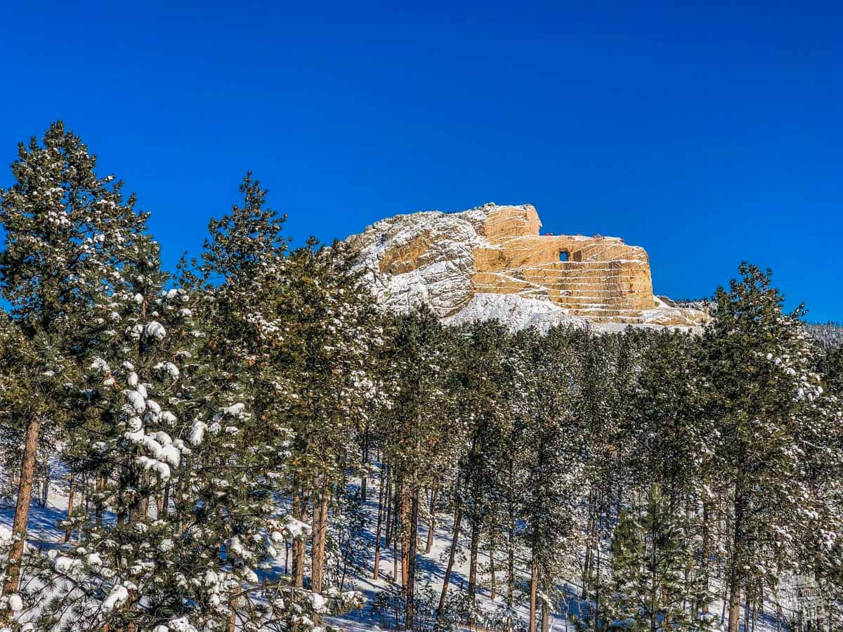 The Crazy Horse Memorial is another great thing to do when visiting Mount Rushmore.