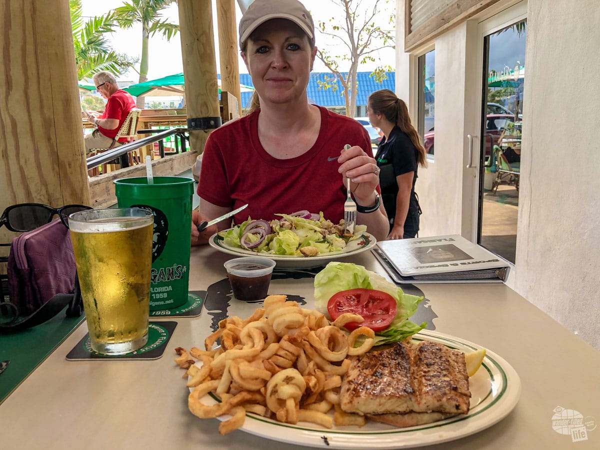 We had to stop for some fresh fish in Deerfield Beach Island.