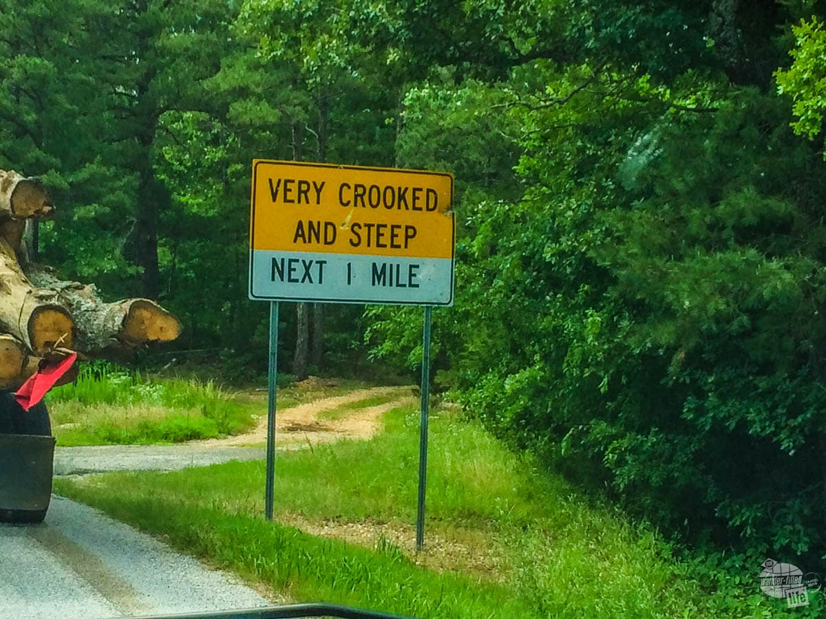 We loved the "Very Crooked and Steep" road signs.