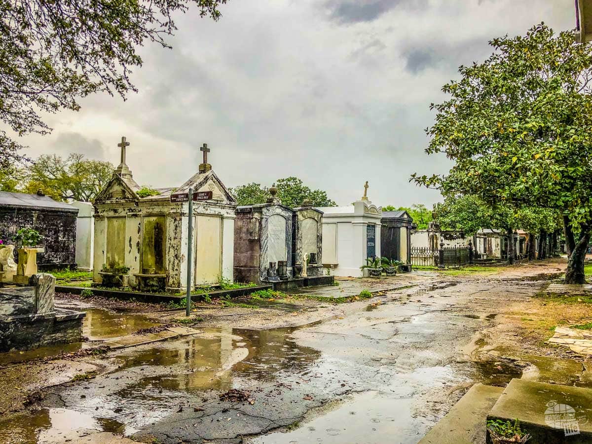Lafayette Cemetery No. 1 in New Orleans. A stop at a cemetery is a must for any New Orleans itinerary.