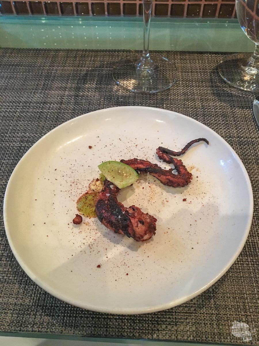 Grilled octopus was one of our favorite dishes!