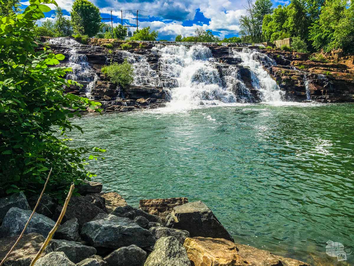 LaChute Falls in Ticonderoga