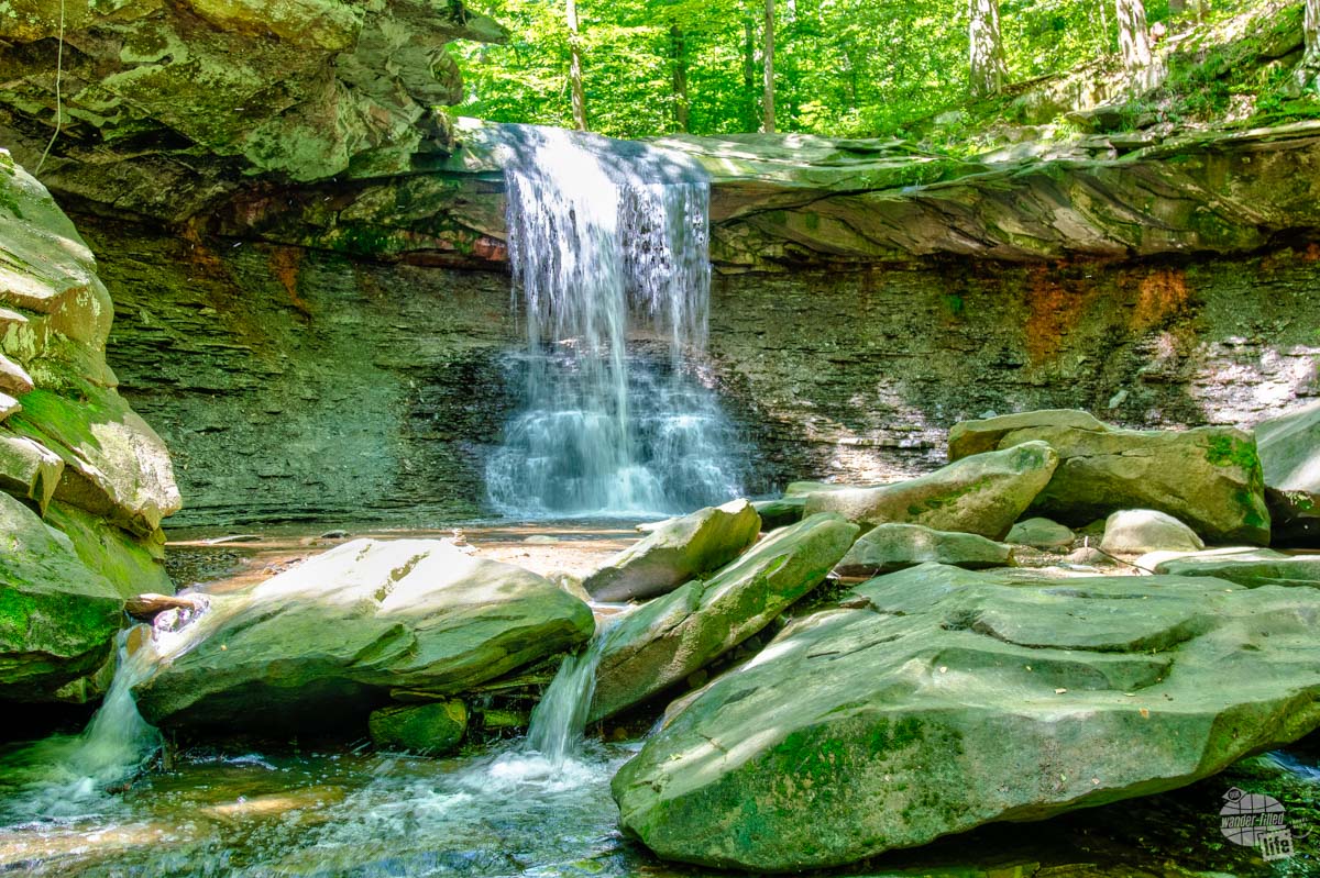 Blue Hen Falls at Cuyahoga Valley National Park in Ohio