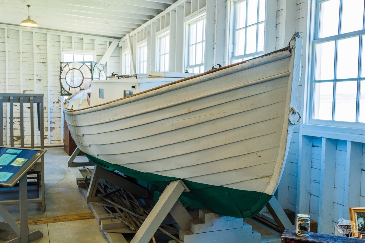 The old cannery, which was used to can local fruit, is now a museum for boats used in the area.