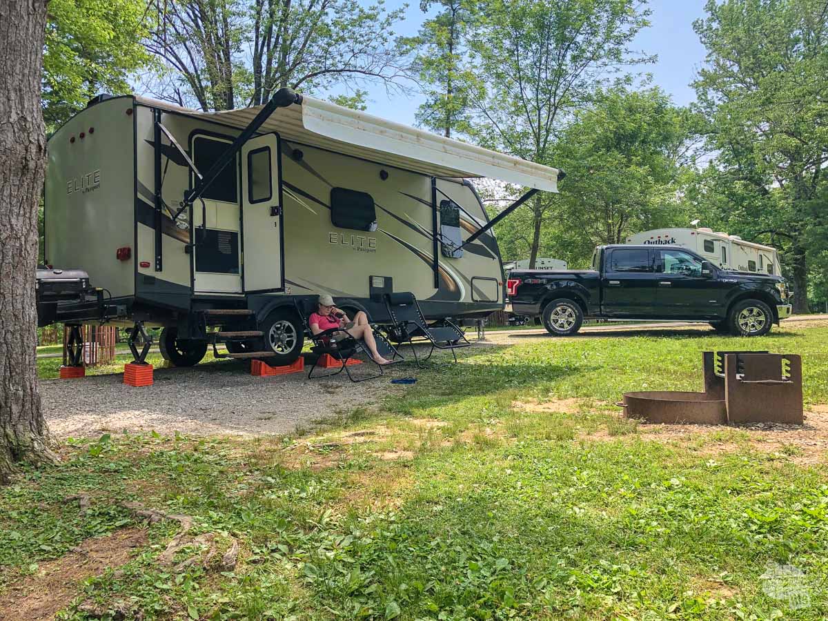Lincoln State Park campsite