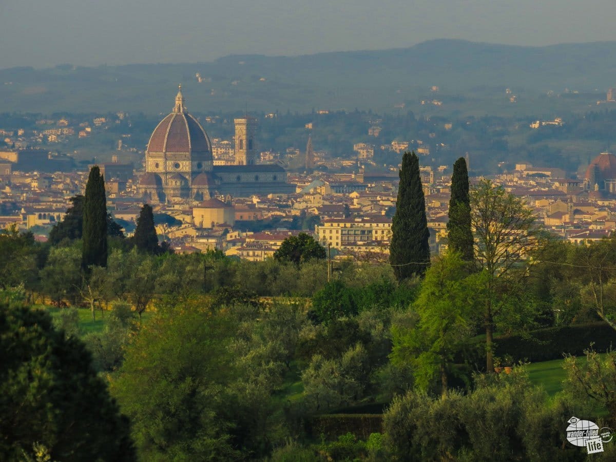 How can you go wrong with this view in the morning of Florence? This s the view from our room at Villa La Stella!