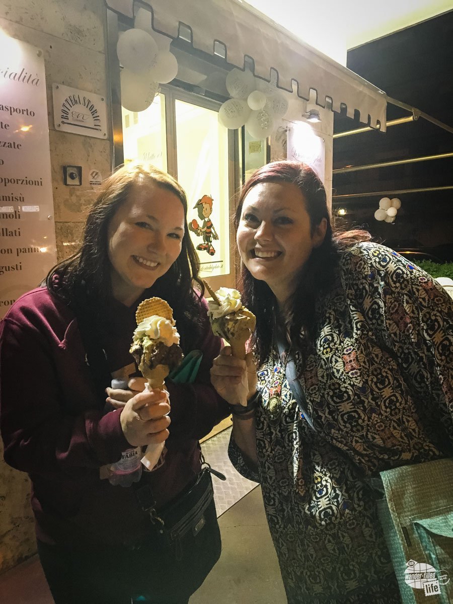 If there is one thing we ate a lot of, it's gelato!