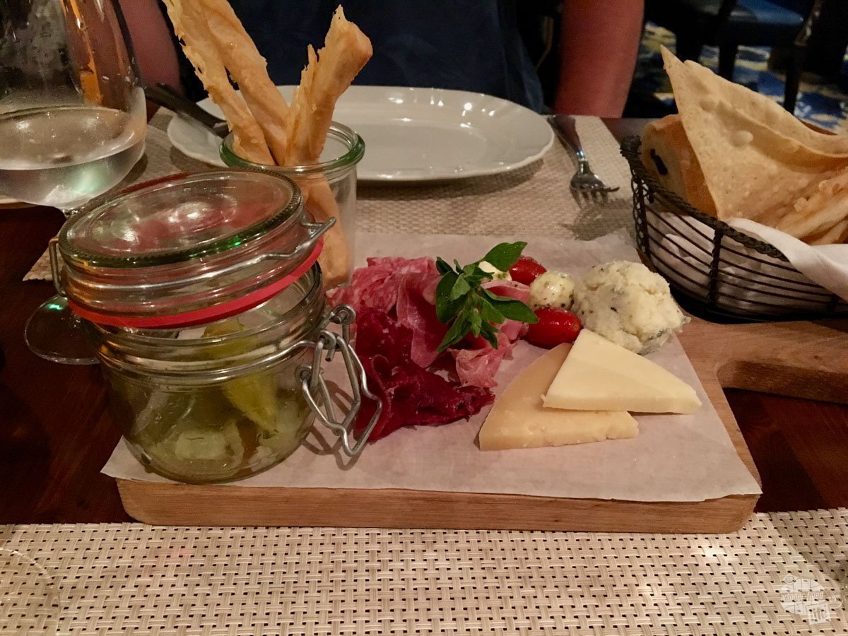 The meat and cheese plate at Giovanni's Table
