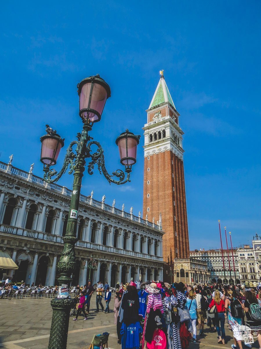The heart of Venice is St. Mark's Square.