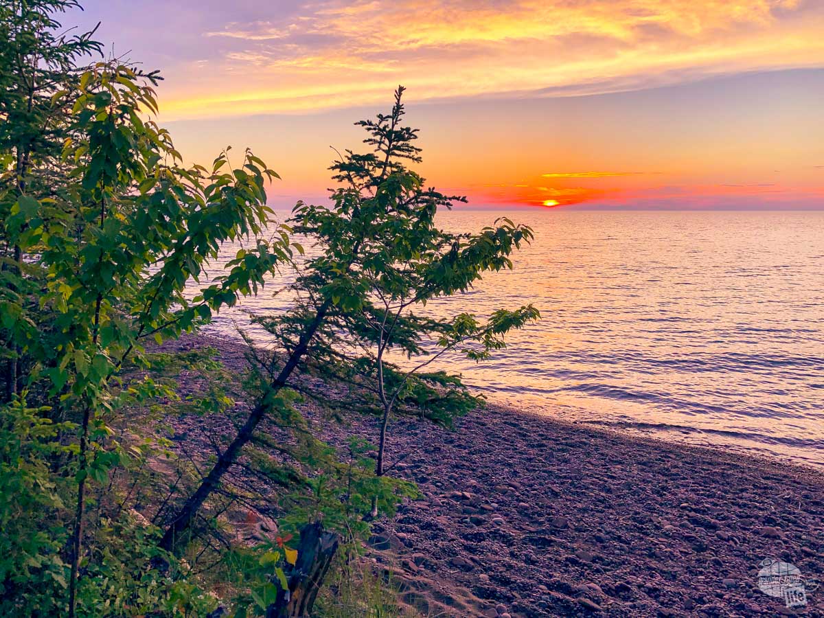 Sunset on Lake Superior 