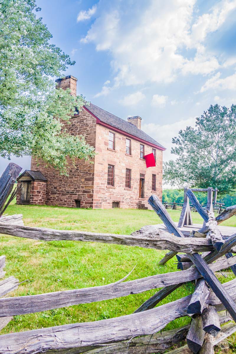 The Stone House was used as a hospital during both of the battles of Manassas.