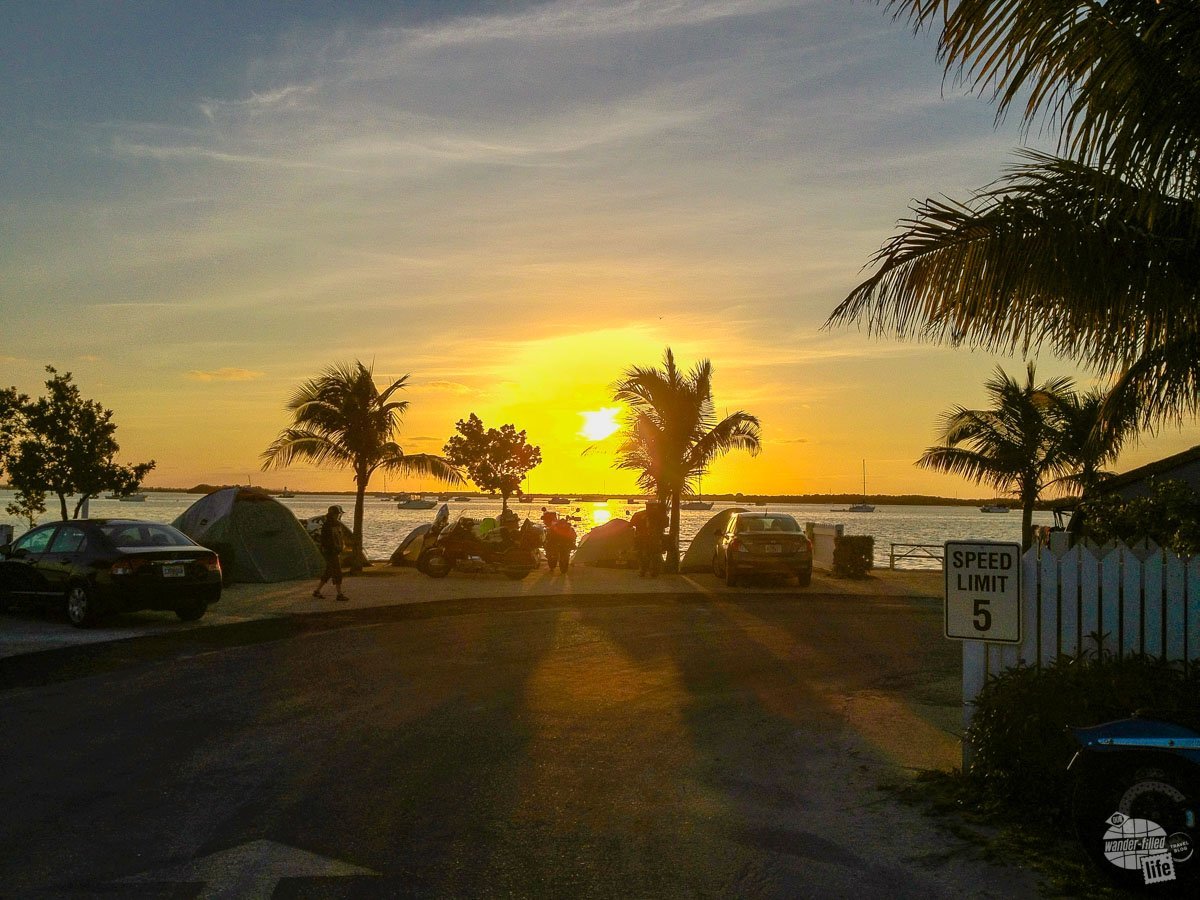 Sunrise at Boyd's in Key West.