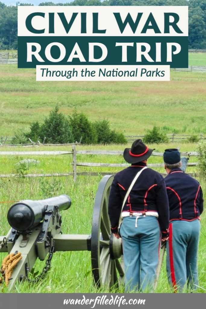 Looking to experience the War between the States? This Civil War road trip will take you to every major site run by the National Park Service.