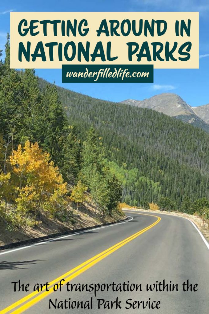 Getting around the National Parks can be a bit challenging without a car but the National Park Service makes the process almost art. In honor of Transportation Tuesday, we take a look at transportation in the parks: from National Parkways to unimproved dirt roads; personal autos, shuttles, boats and more. It doesn’t take long to realize transportation in the parks is as varied as the parks themselves.