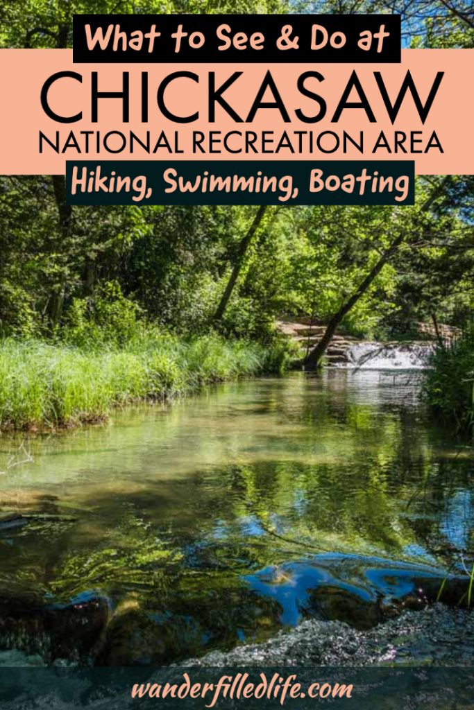 There are some amazing things to do in Chickasaw National Recreation Area including hiking, boating and mineral springs plus a herd of bison!