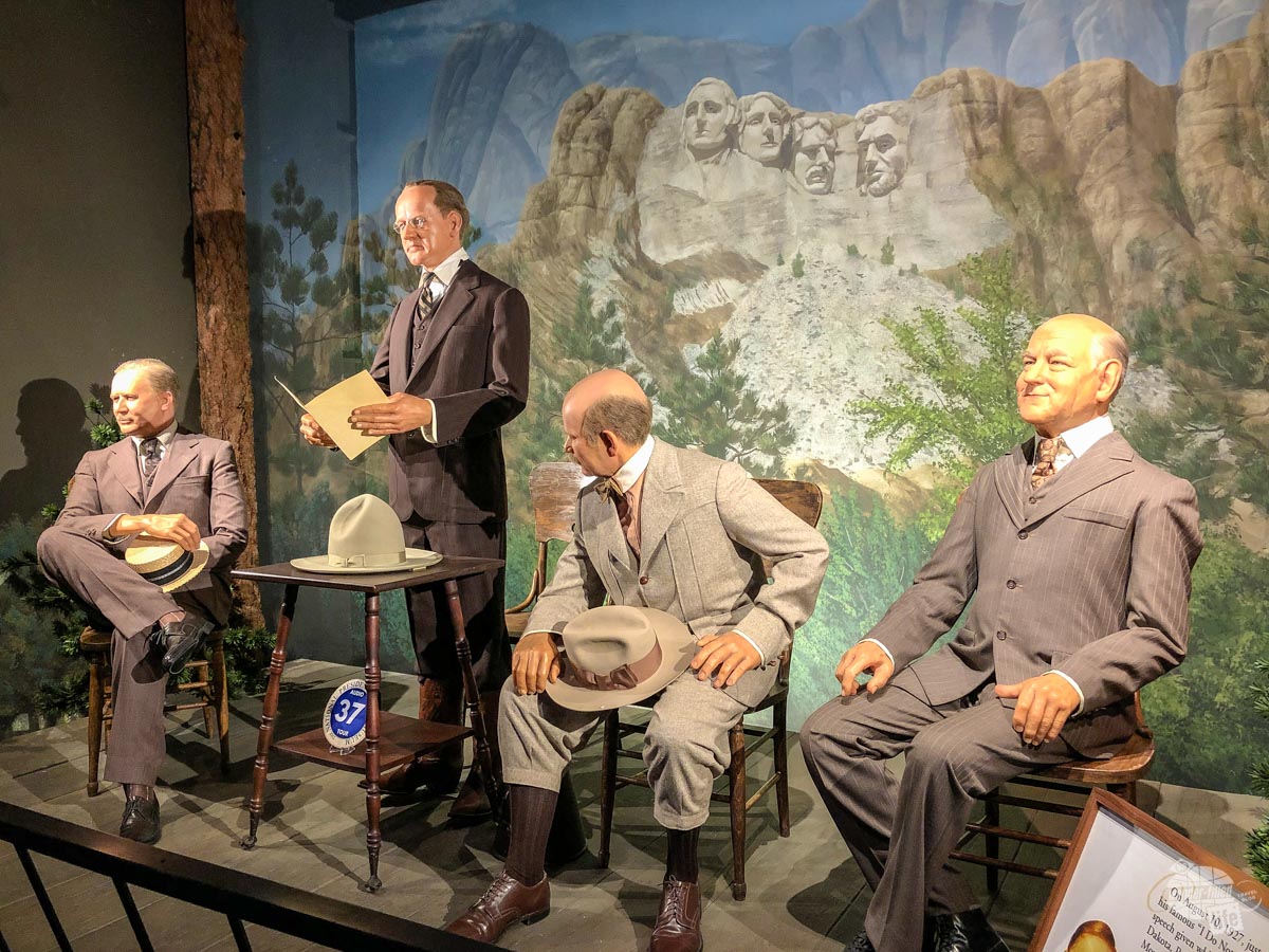 The National Presidential Wax Museum near Mount Rushmore.