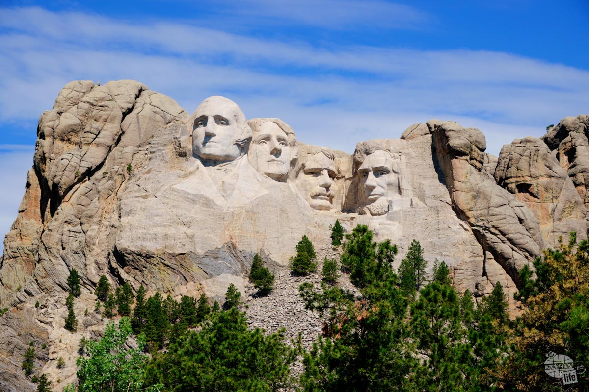 Mount Rushmore is just one of many national parks near Custer State Park.