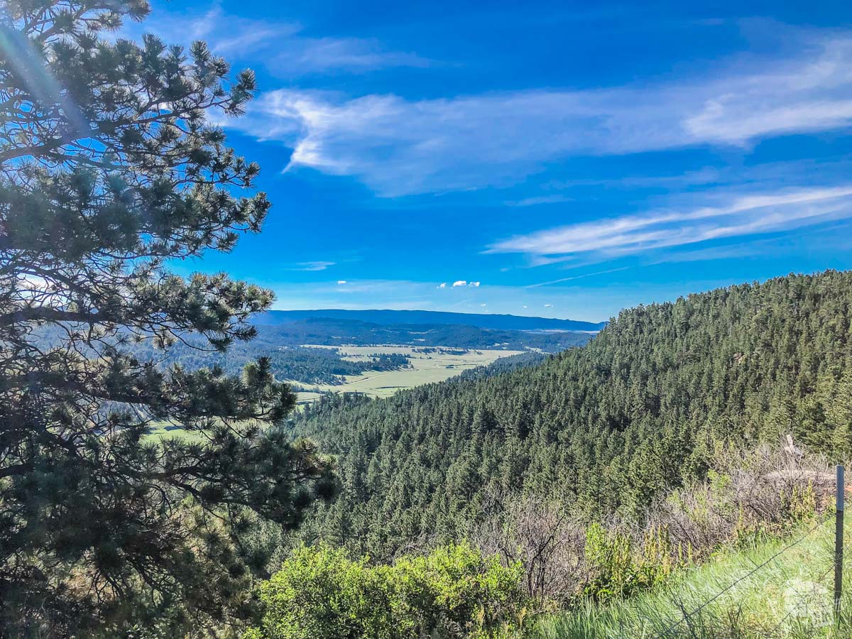 One of the scenic overlooks along Wyoming's Black Hills Scenic Byway.