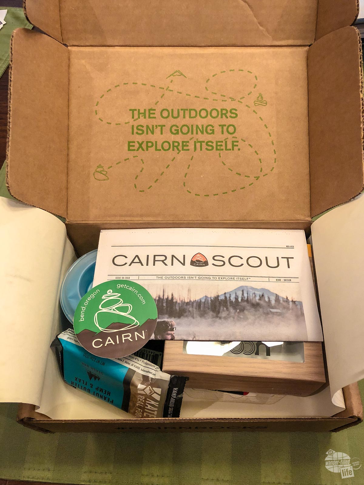 Our first Cairn box.