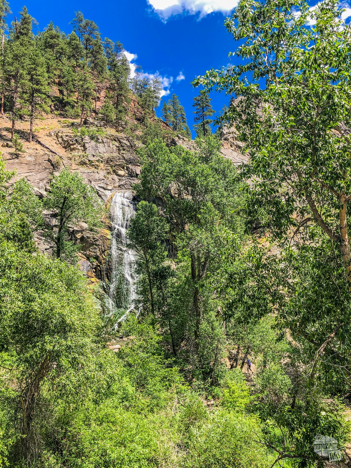 Bridal Veil Falls in Spearfish Canyon.