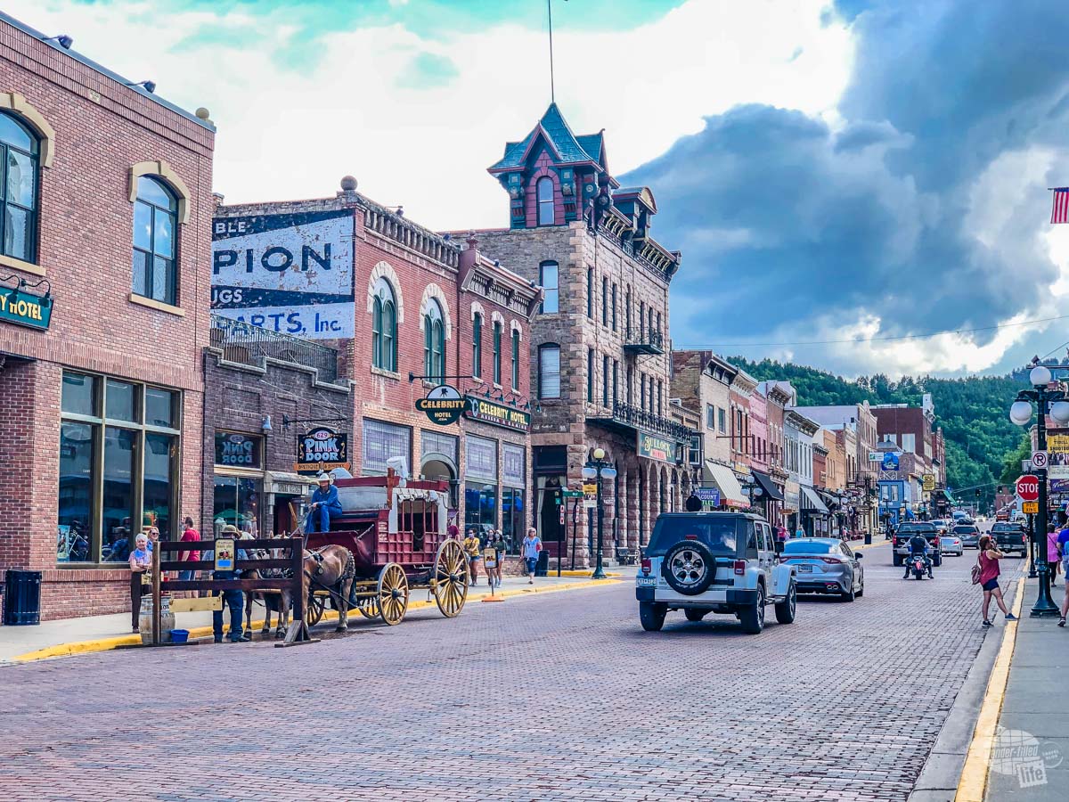 Deadwood is one of the many towns near Custer State Park.