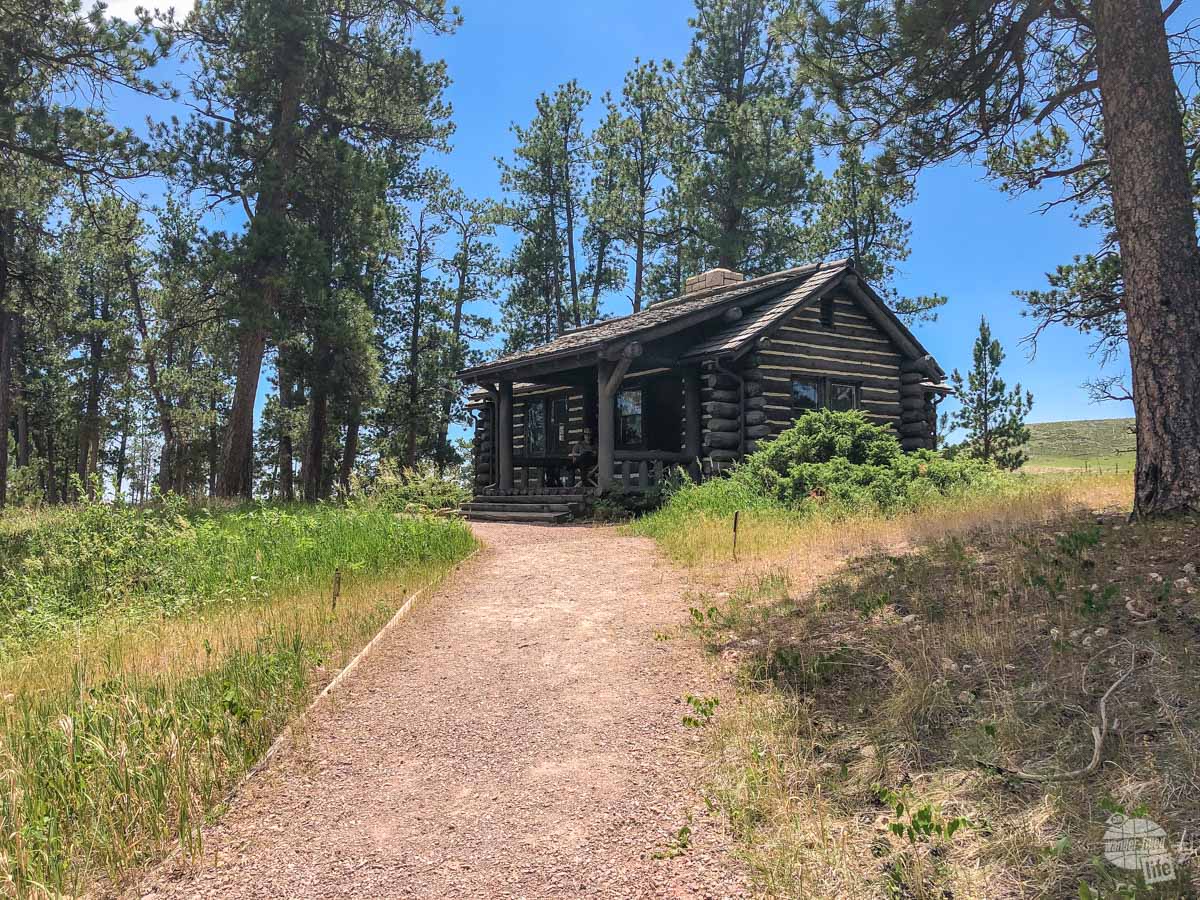 This was the original ranger station built by the Civilian Conservation Corps back in the 1930s. It was restored after the new visitor center was created a little ways to the east.