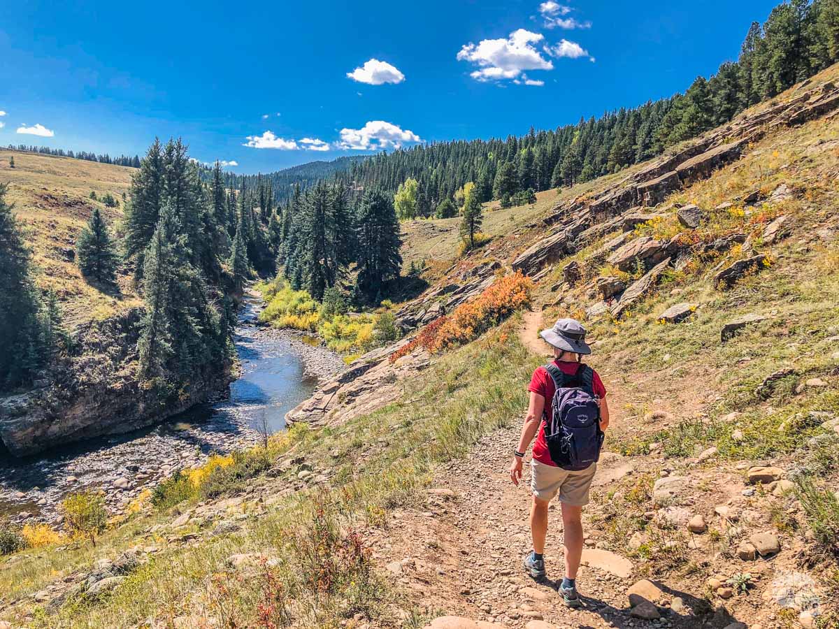A hike on the Piedra River Trail is one of our favorite things to do in Pagosa Springs.