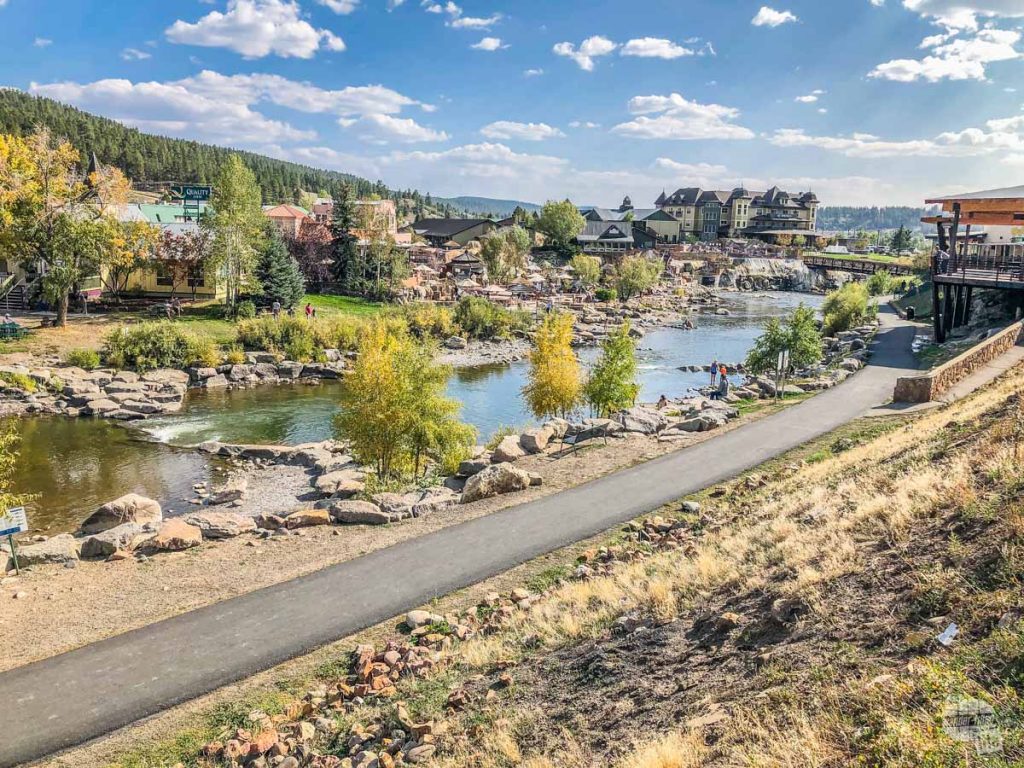 A walk along the Riverwalk is a great way to enjoy the San Juan River in Pagosa Springs.