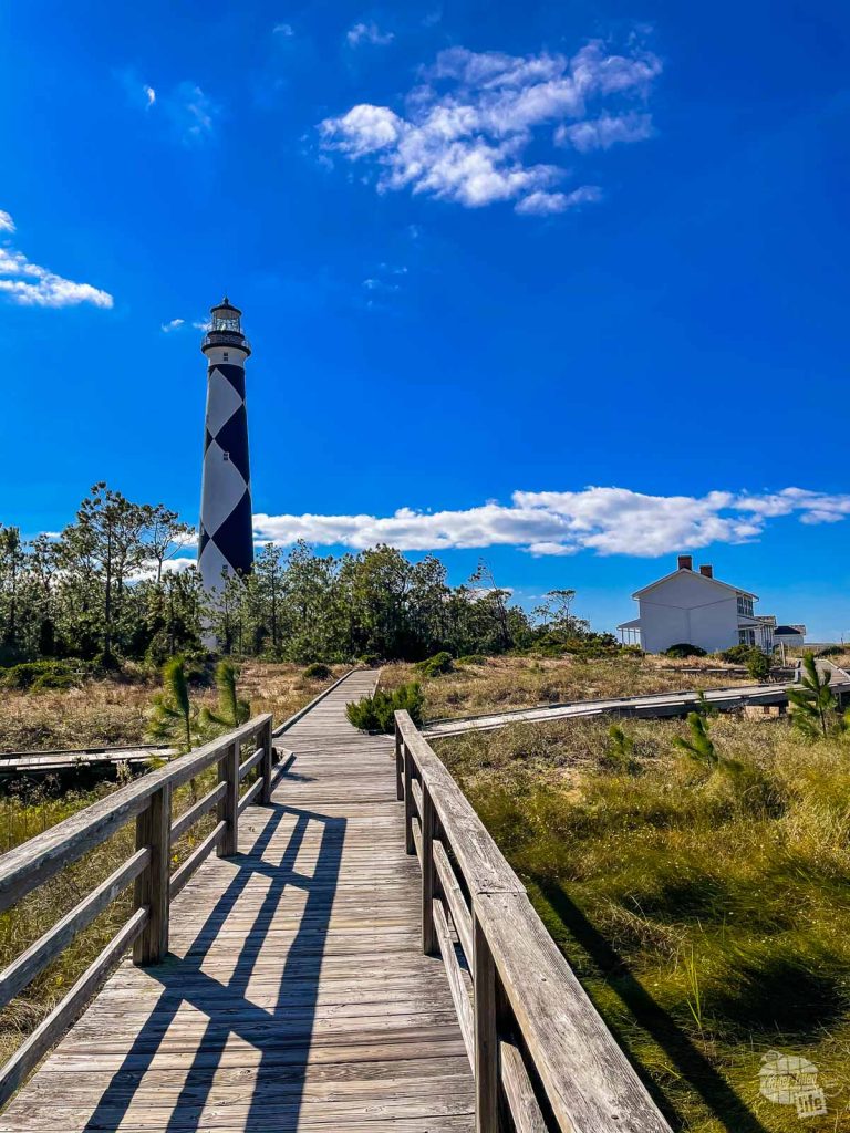 Cape Lookout National Seashore is just south of the Outer Banks national parks. 